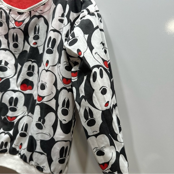 Vintage 80’s Mickey Mouse Reversible Print Sweatshirt No‎ Size Disney Made - Picture 13 of 16